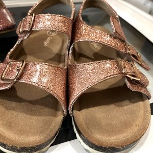 Girls Glittery Sandals